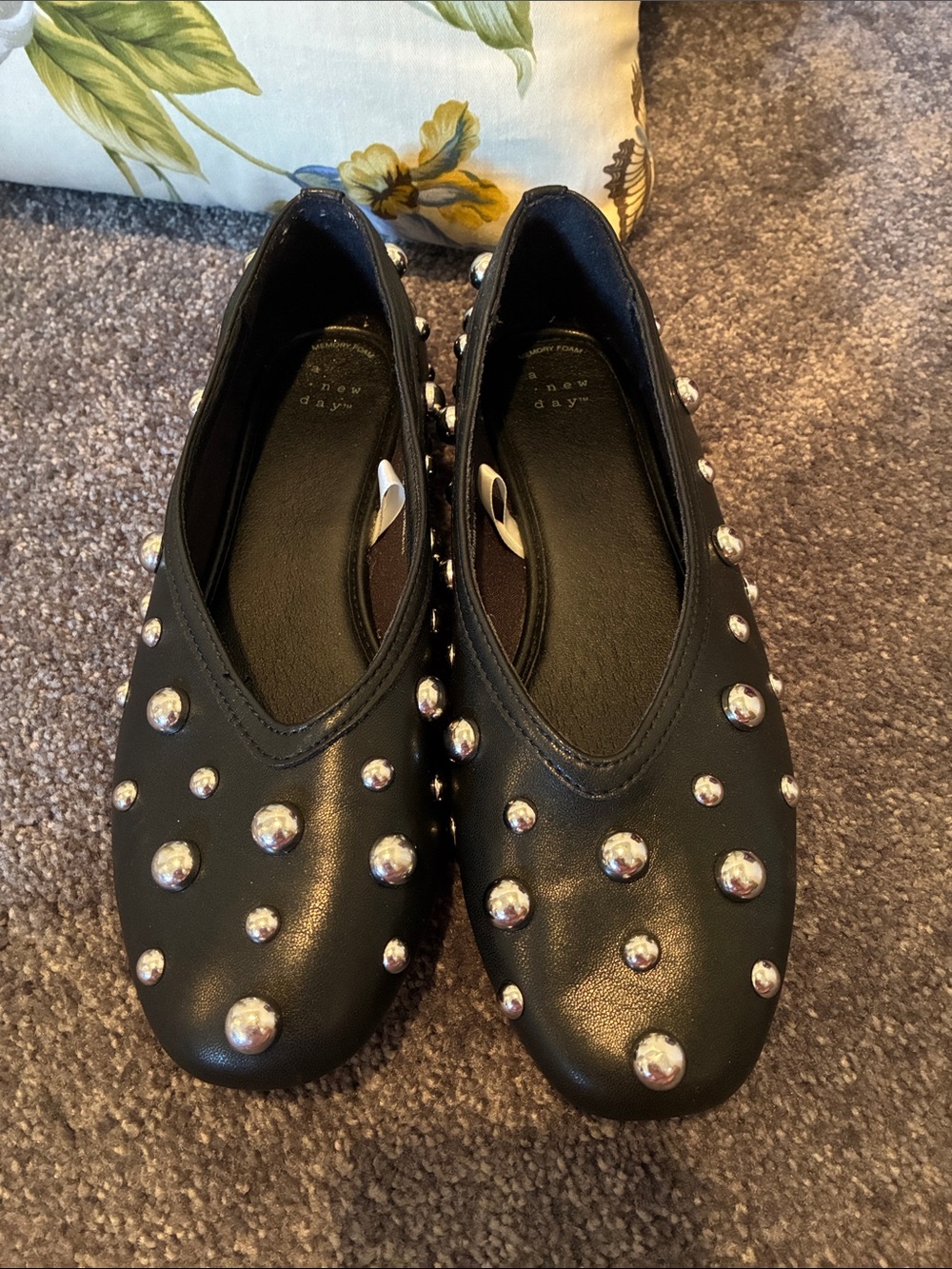A New Day Sammie Studded Ballet Flats